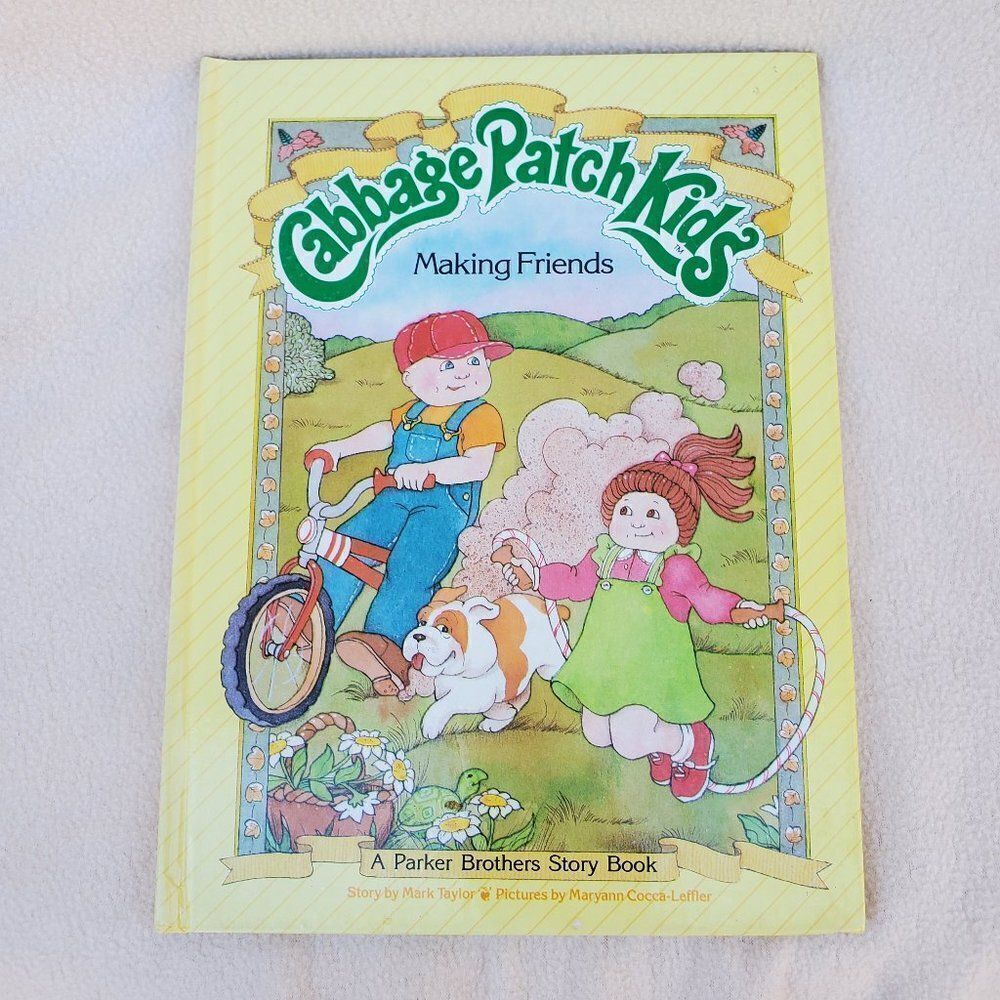 Cabbage Patch Kids Making Friends hardback book - Picture 2 of 7